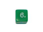 Opaque Green D6 6-Sided Polydice